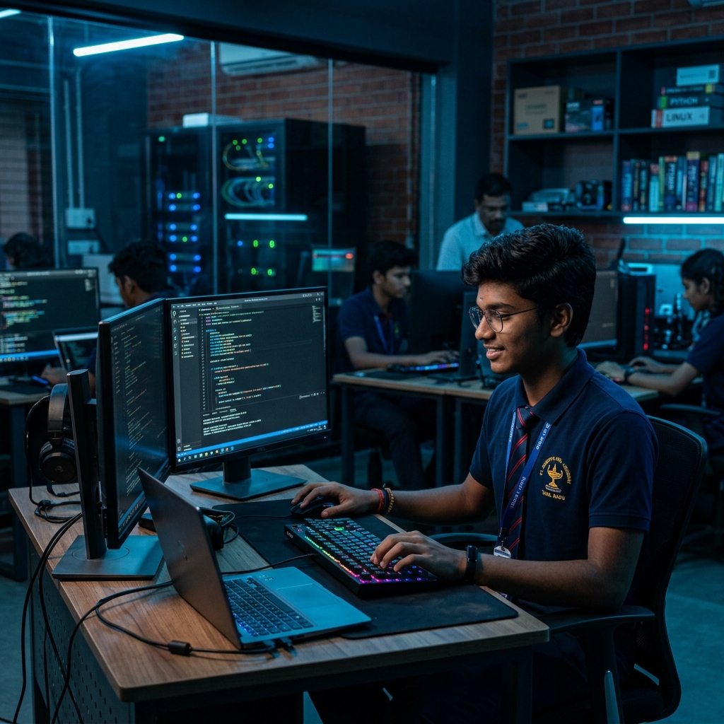 Indian student programming